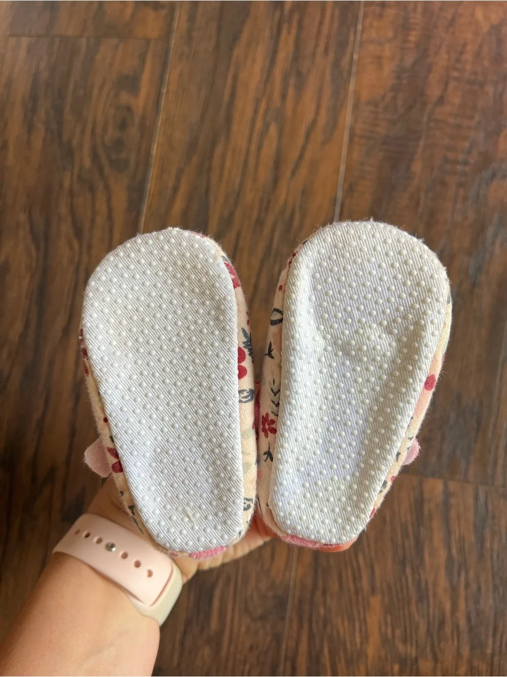 Pink Floral Baby Gear Baby Shoes